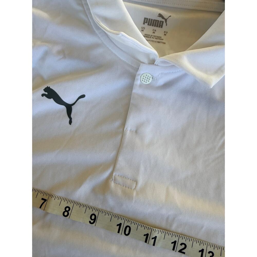 Puma Women's Teamliga Sideline Polo Shirt White Medium - Picture 10 of 11